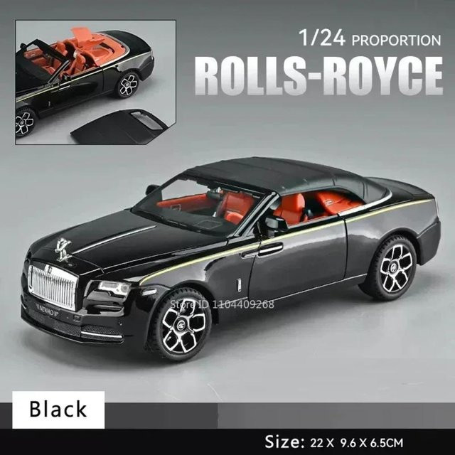 Linyi toy car Rolls-Royce Dawn Phantom Sportwagen Modell, 1:24, mit Licht und Sound, ab 14 Jahren - Bild 1