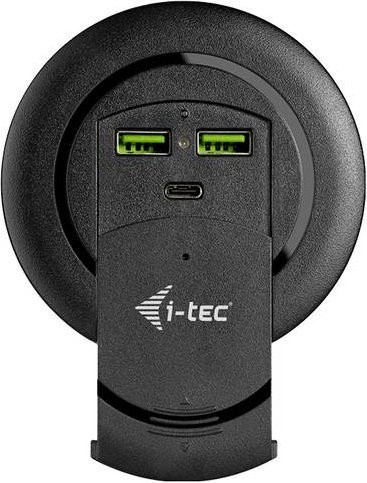 i-tec Desktop Fast Charger USB Ladegerät 96W mit 1x USB-C PD 3.0 und 2x USB-A QC3.0 Schwarz - Bild 2