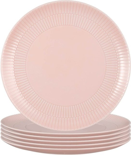 Seltmann Weiden Speiseteller Amina Pink aus Steinzeug, 6er Set, Durchmesser: 27,8 cm - Bild 1
