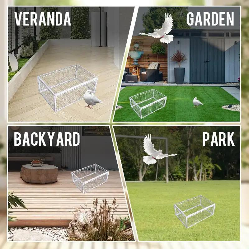 Automatische Tierfalle aus Metall für Vögel, Kaninchen, Mäuse und Tauben mit Einweg-Eingangssystem von Yiran Furniture - Bild 3