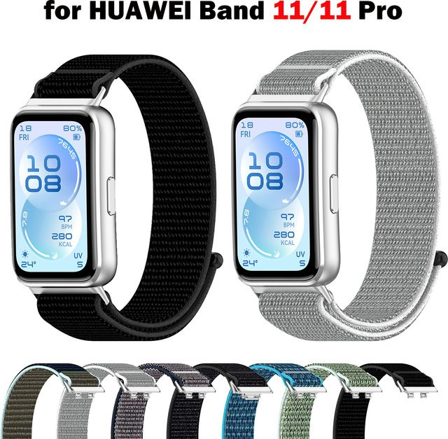 RWBANDS Uhrenarmband, Nylon+Metall, Schwarz, Unisex - Bild 1
