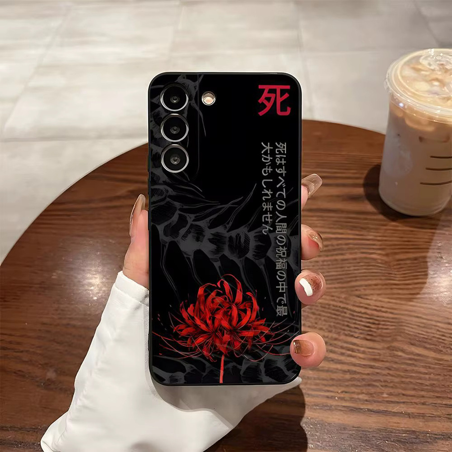 Anime Tokyo Ghoul Handyhülle für Samsung Galaxy S26 S25 S24 Ultra S23 S22 S21 S20 Plus A54 A34 A53 A16 in Schwarz - Bild 2