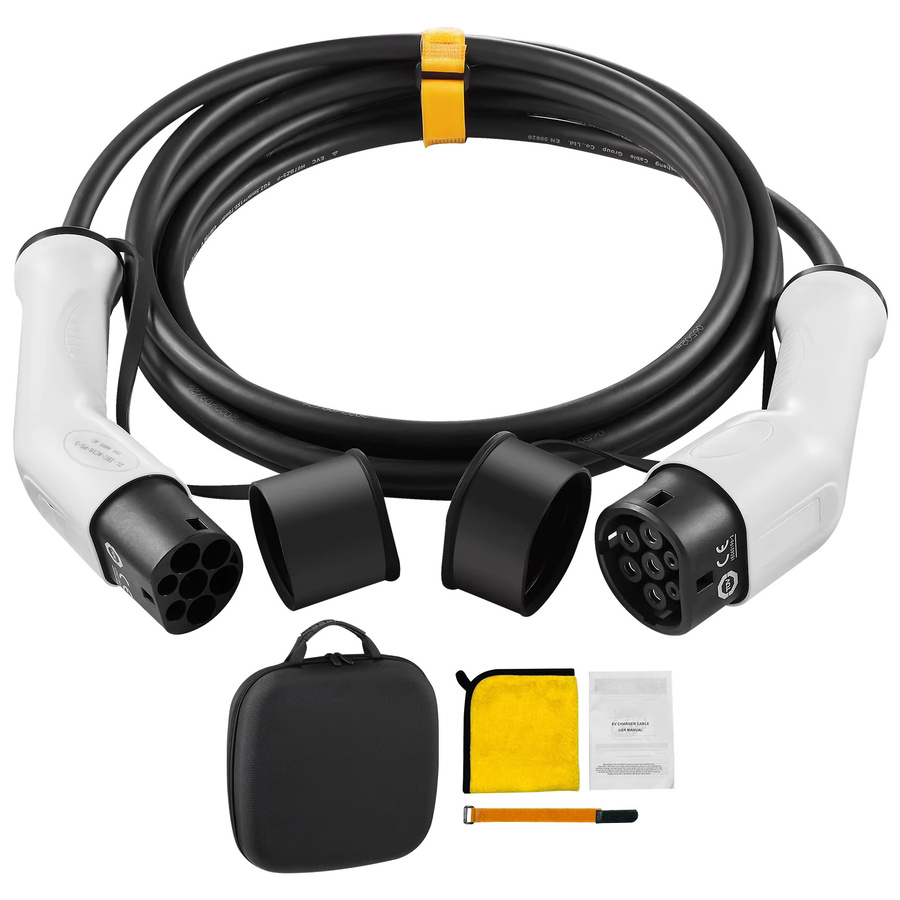 SucceBuy EV-Ladekabel Typ2 IEC62196 in Weiß für die Autoladung - Bild 1