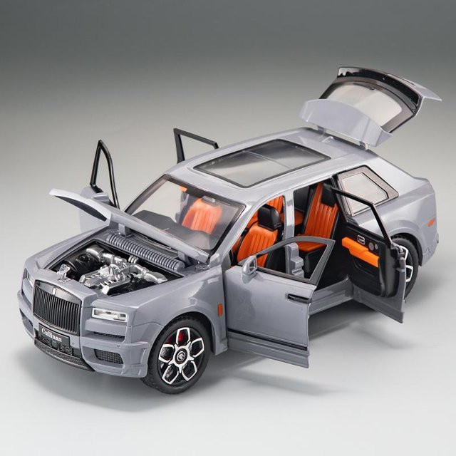 Linyi toy car Rolls Royce Cullinan, Modellauto, 1:20, Metall, Grau, ab 14 Jahren - Bild 1
