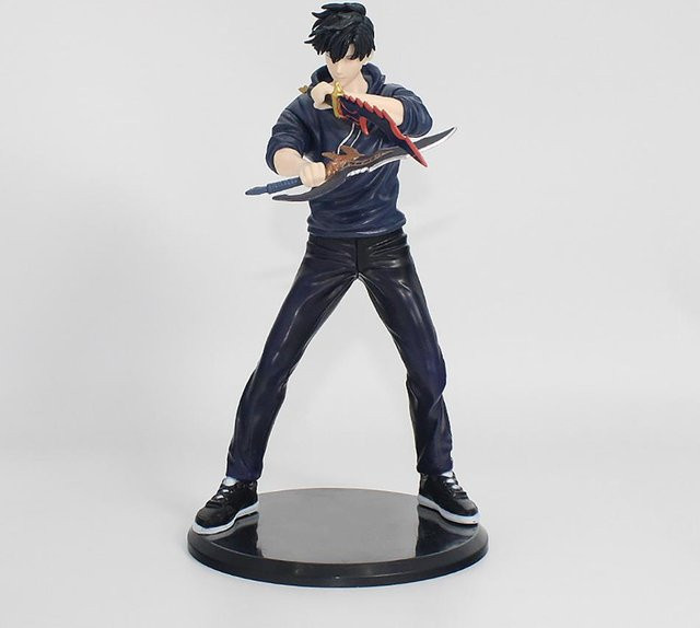 Fashnics Solo Leveling Sung Jinwoo Anime Figur, grau, ab 14 Jahren - Bild 1