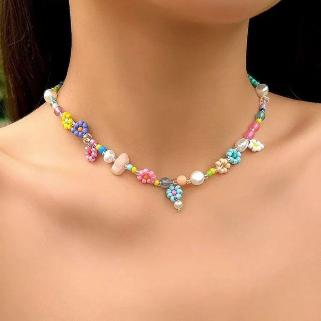Ingemark Choker Halskette, Perlen, Edelstahl, Unisex - Bild 1