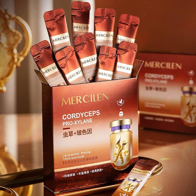Mercilen Cordyceps Pro-Xylane Gesichtsmaske, 20 Stück - Bild 1