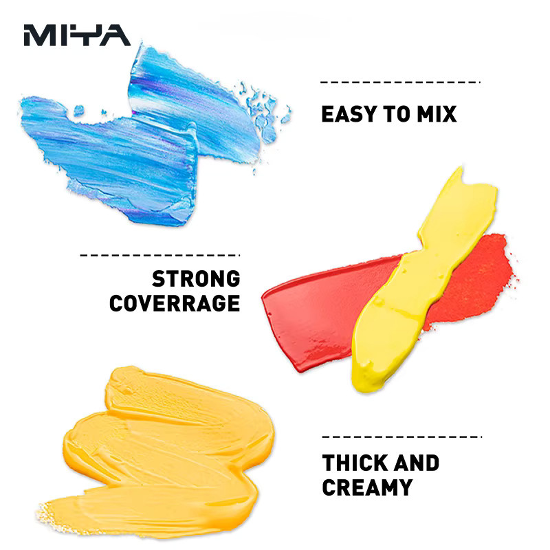 HIMI Gouache-Farbset mit 24 Farben in Jelly-Cup-Design, Mehrfarbig, 24 x 30 ml - Bild 2