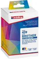 edding Tintenpatronen Kombi-Pack kompatibel mit Brother LC-1240BK, LC-1240C, LC-1240M, LC-1240Y in Schwarz, Cyan, Magenta und Gelb - Bild 2
