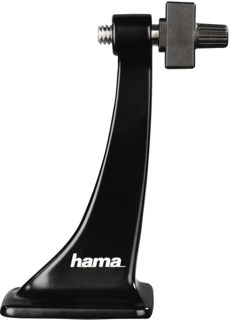Hama Fernglas-Stativhalter Alu in Schwarz mit 1/4 Zoll Gewinde, Höhe: 9 cm - Bild 1