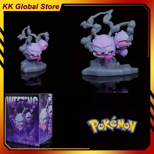 Bandai Pokemon Weezing Anime Figur aus PVC in Lila, Höhe: 12 cm - Bild 1
