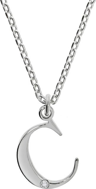 Diamonds by Ellen K. Halskette 925 Silber, Diamant, Buchstabe C, Damen - Bild 1