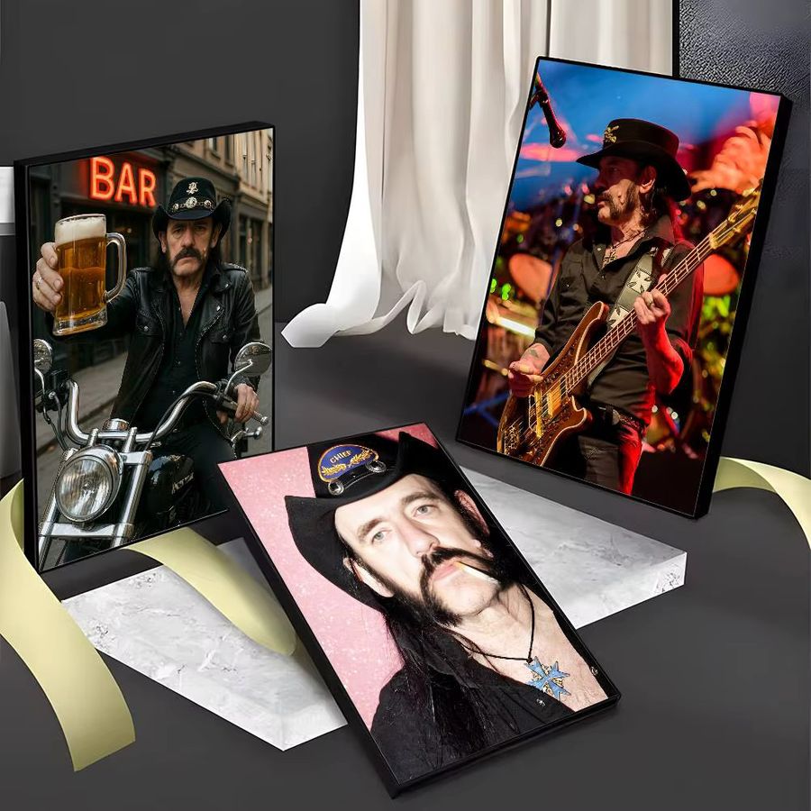 Singer L-lemmy Kilmister Wandkunst Poster selbstklebend für deine Heimdekoration - Bild 6