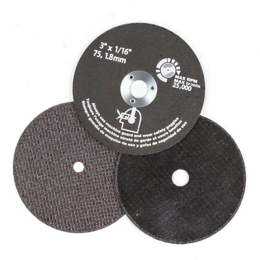 XCAN Mini Schleifscheibe 75mm Kreisförmiges Harz Sägeblatt als Trennscheibe für Winkelschleifer zur Bearbeitung von Holz, Eisen und Metall - Bild 6