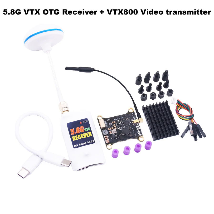 B-CUBE 5.8G VTX Video-Sender mit bis zu 2500mW und 48 Kanälen für FPV-Drohnen und RC-Flugzeuge - Bild 2
