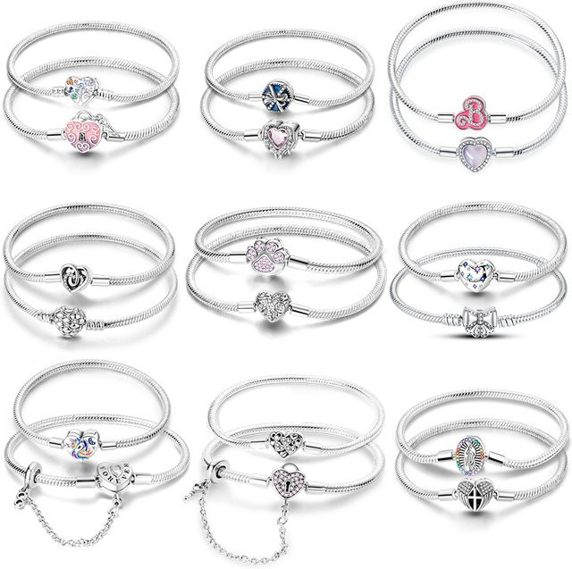 Charm 925 Silber, Perle, Zirkonia, Unisex - Bild 1