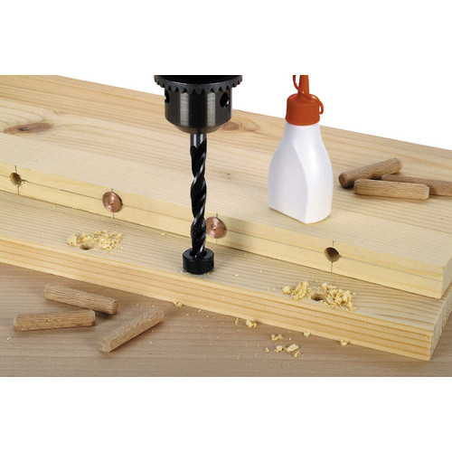 Wolfcraft Dübel-Set 2917000 für Holz und Metall in Beige und Schwarz mit 8 mm Durchmesser - Bild 2