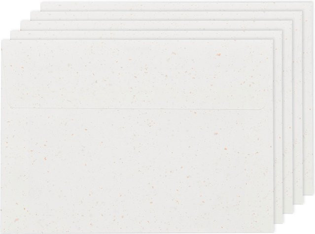 Rico Design Paper Poetry Renew Umschläge B6 Offwhite-roségold - Bild 1