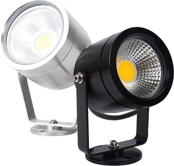Getefu COB LED Gartenstrahler mit Erdspieß für Außenbeleuchtung, Farbe Schwarz, Lichtfarbe Natural White 4000K - Bild 1