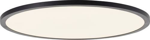 Brilliant Tuco LED-Deckenaufbau-Paneel dimmbar mit Fernbedienung Schwarz Weiß 38W 4000lm Durchmesser: 50 cm - Bild 1