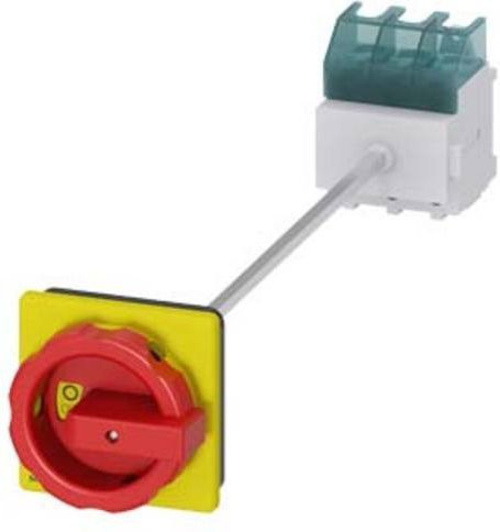 Siemens Lasttrennschalter 3polig 63A 690 V/AC Rot Gelb 35mm² 3LD25150TK53 - Bild 1