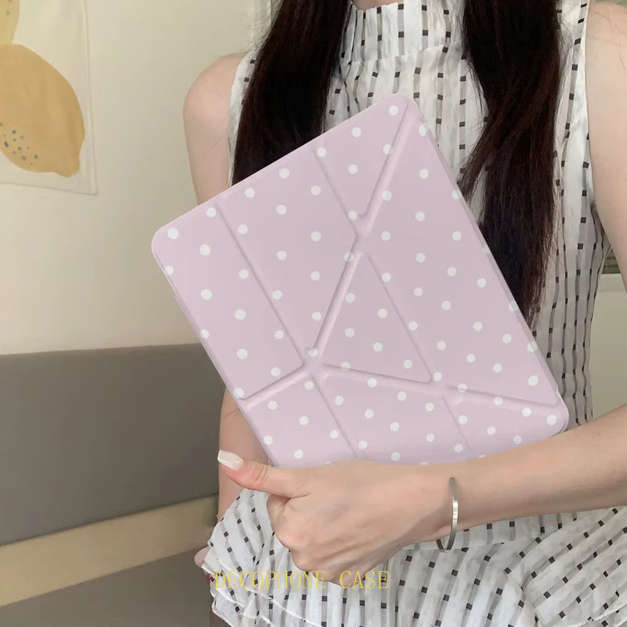 Samsung Galaxy Tab Schutzhülle Multicolored Polka Dots Wings Wave mit 3+Y-Faltung für Galaxy Tab A8 A9 A11 FE S6 Lite S7 S8 S9 S10 FE - Bild 2