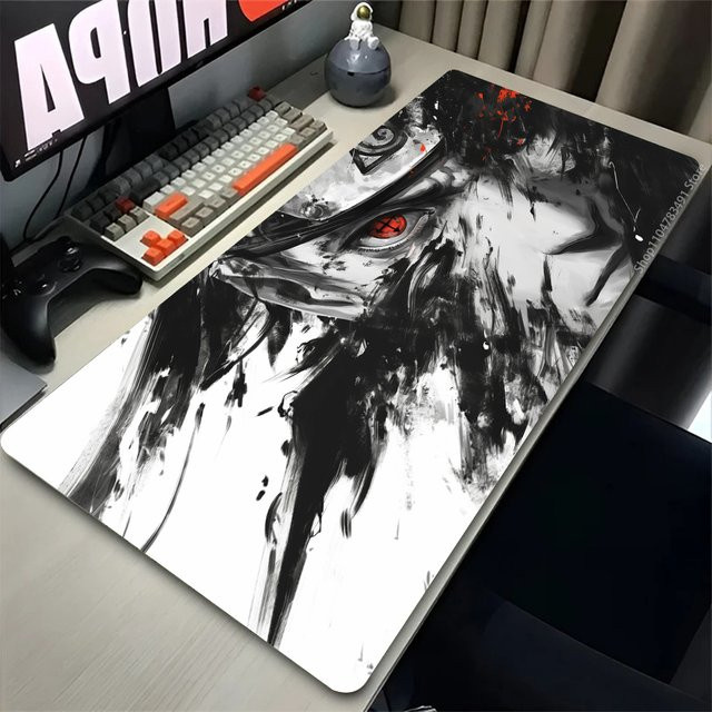 Bandai Mauspad Naruto Uzumaki Uchiha Itachi Madara Multicolor Schreibtischunterlage für PC und E-Sport - Bild 1