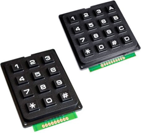 Si Tai&SH Matrix Tastatur Modul 4x4 und 3x4 mit Kunststoff Tasten für Arduino Controller, PIC und AVR - Bild 1