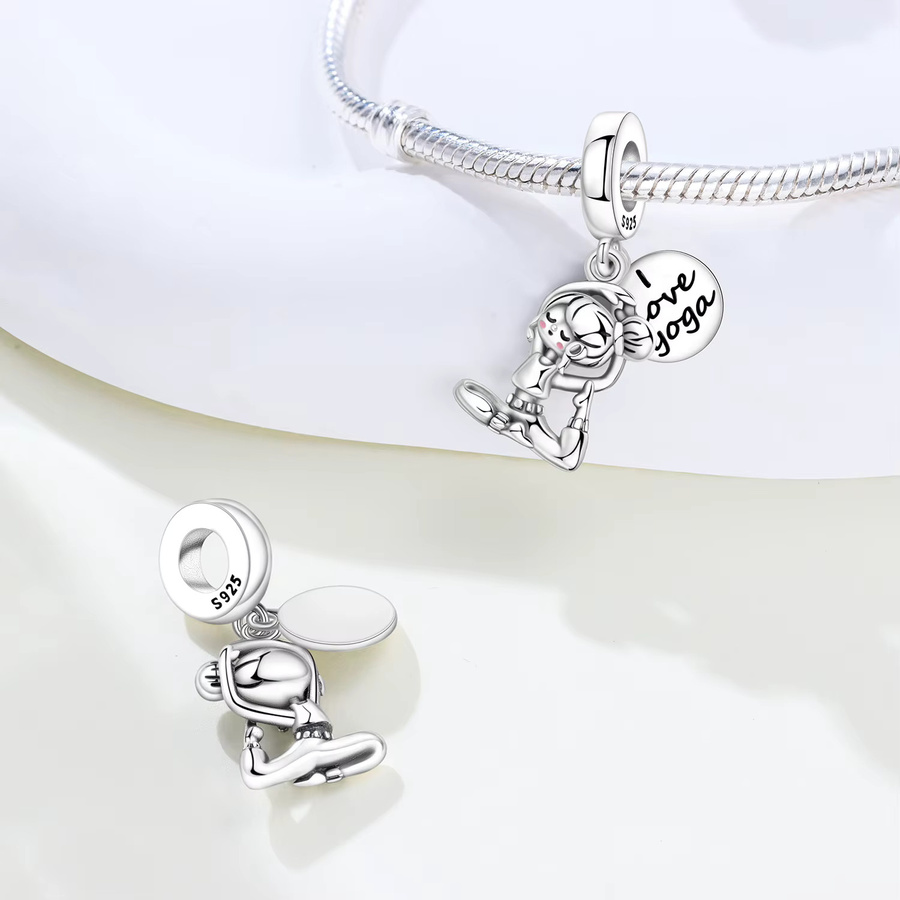 MISEFF Charm Charakterfigur, 925 Silber, Mädchen-Anhänger, Damen - Bild 2
