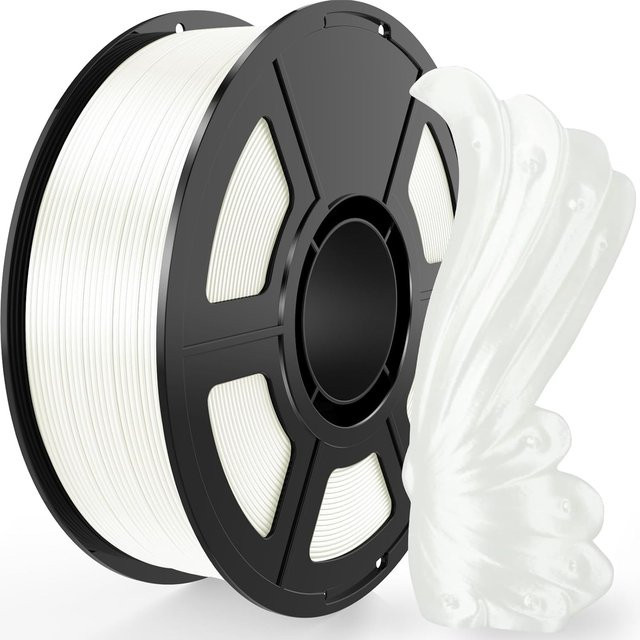 MANLANG PLA-Filament 1,75 mm für FDM-3D-Drucker in Weiß und Blau - Bild 1