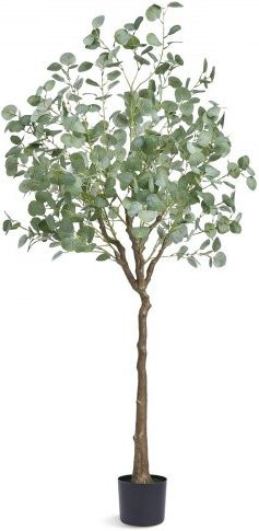 VEVOR Künstlicher Eukalyptus Baum in Grün mit Topf, H x B x T: 181 x 80 x 80 cm - Bild 1
