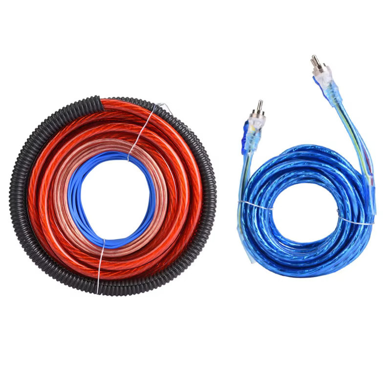 Aramox Car Audio Subwoofer Verstärker Installations-Drahtkabel-Kit 4 Gauge 2800 W in Rot und Mehrfarbig - Bild 5