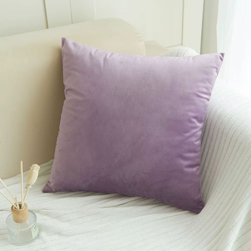 CANIRICA Kissenbezug quadratisch in Lila im nordischen Stil, B/B/B: 40 x 40 x 40 cm - Bild 2