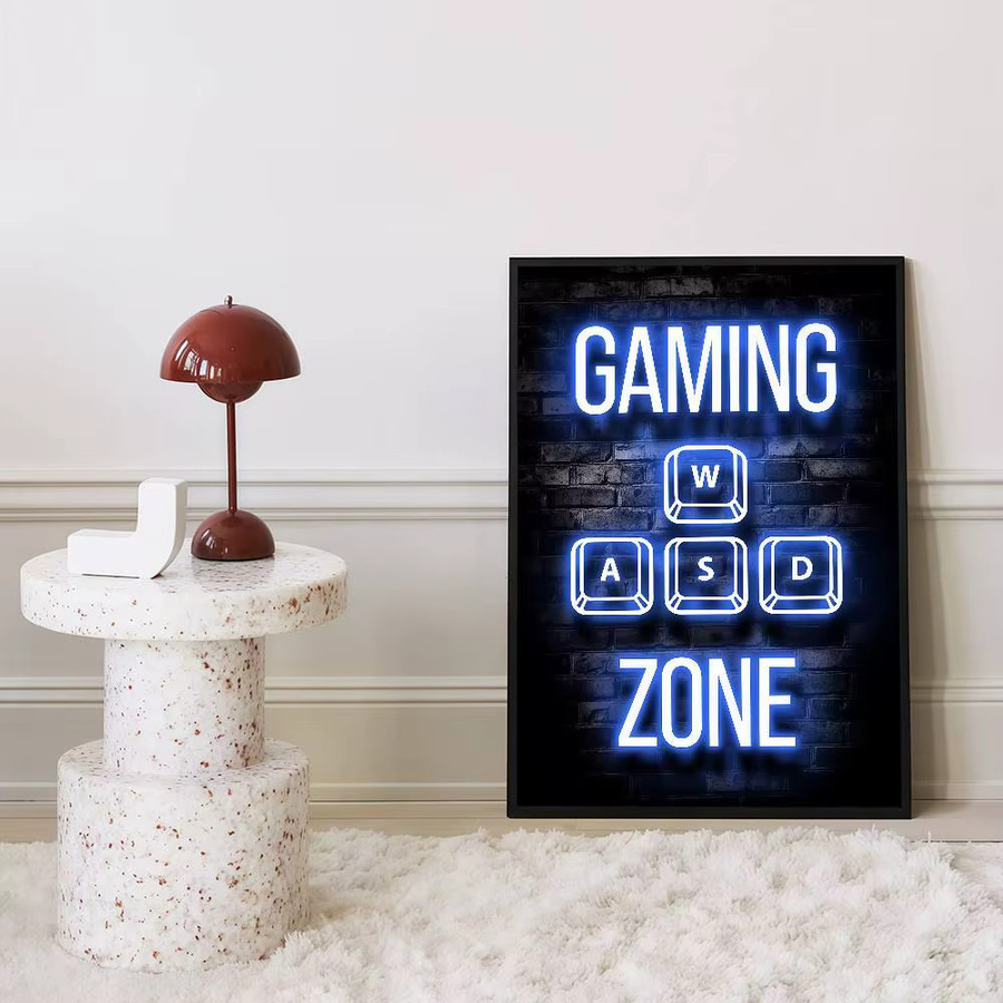 Moetch Modernes Filmplakat im Neon-Design als Wandkunst für dein Wohnzimmer oder Studierzimmer - Bild 6