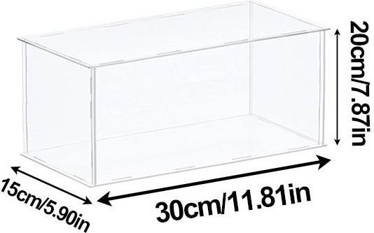 Good Industrial Accessories Staubdichter Box Organizer Ständer als transparente Vitrine und Aufbewahrungsbox B/T/H: 35 x 15 x 20 cm - Bild 1