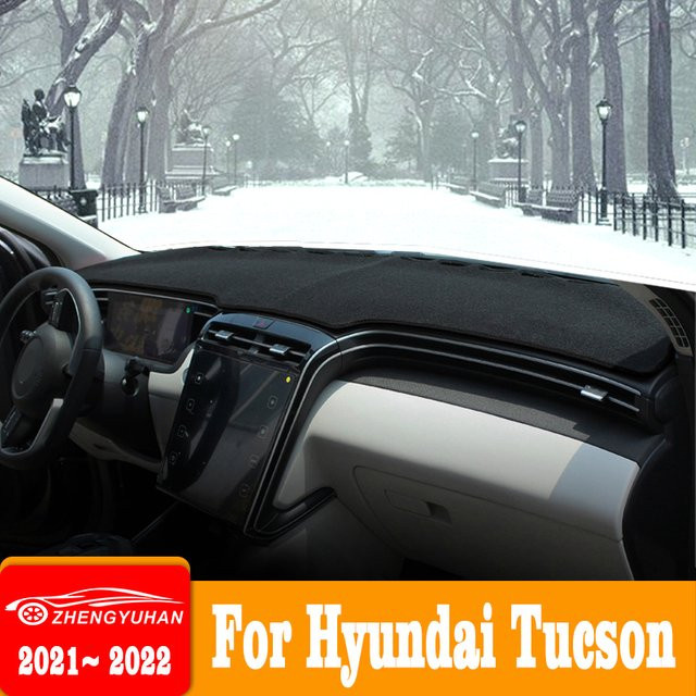 Armaturenbrettmatte Anti-UV Sonnenschutz für Hyundai Tucson 2021-2023 NX4 in Schwarz von zhengyuhan - Bild 1