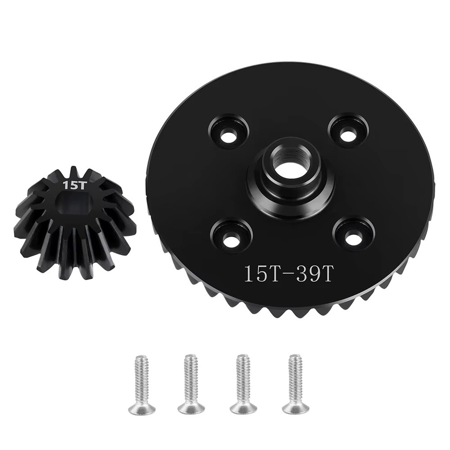 AXSPEED Differentialgetriebe-Ausgangs-Satellitengang-Set, Metall, Schwarz - Bild 2