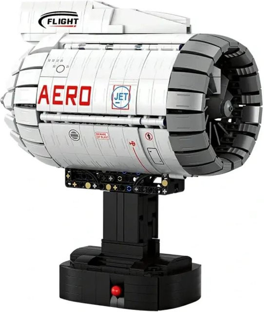 Reobrix Turbofan Triebwerk Klemmbaustein 1813 Teile ab 14 Jahren - Bild 1