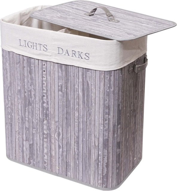 MCW Wäschekorb C21 in Grau-Blau, B/T/H: 63 x 55 x 34 cm - Bild 1