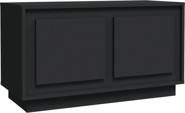 vidaXL TV-Schrank Modell 1 in Schwarz aus Holzwerkstoff, B/T/H: 80 x 35 x 45 cm - Bild 1