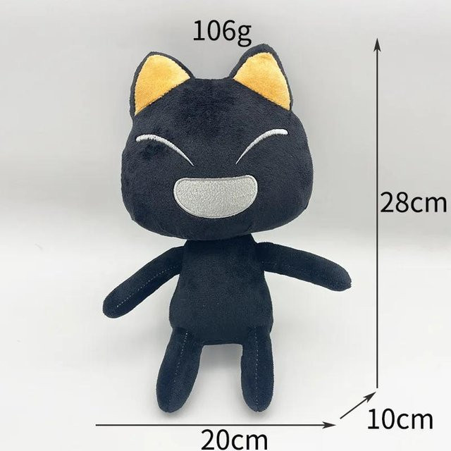 Kidsly Katze Plüsch, Schwarz-Weiß, ab 14 Jahren - Bild 1
