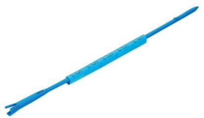 Weidmüller CLI R 1-3 BL/SW 6 Kennzeichnungsring in Blau mit Aufdruck 6 und einem Außendurchmesser-Bereich von 2,5 bis 5 mm - Bild 1