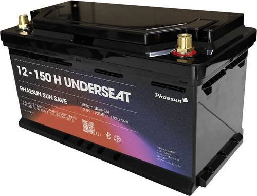 Phaesun PF-Underseat-12-150H Spezial-Akku LiFePO4 12.8 V/DC 150Ah in Schwarz - Bild 1