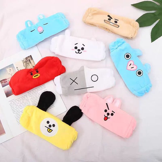 BT21 Gesichtsreinigungs-Stirnband, Unisex - Bild 1