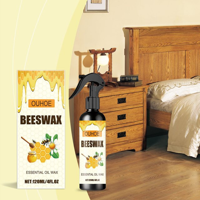 Ouhoe Bienenwachs-Spray Möbelpolitur zur Holzoberflächenpflege in Multicolour für glänzende Ergebnisse bei Boden und Haushalt - Bild 1