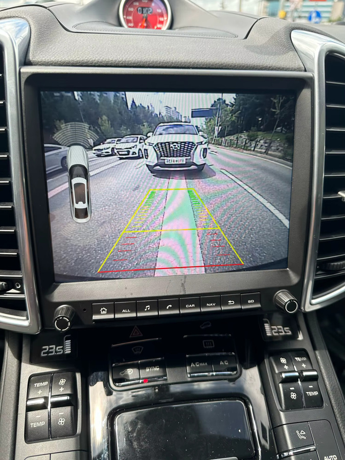 CHSTEK Kabelloses CarPlay Autoradio für Porsche Cayenne 958 92A 2011-2017 mit Android 14, GPS, WiFi, Bluetooth und 4G Unterstützung in Schwarz - Bild 2
