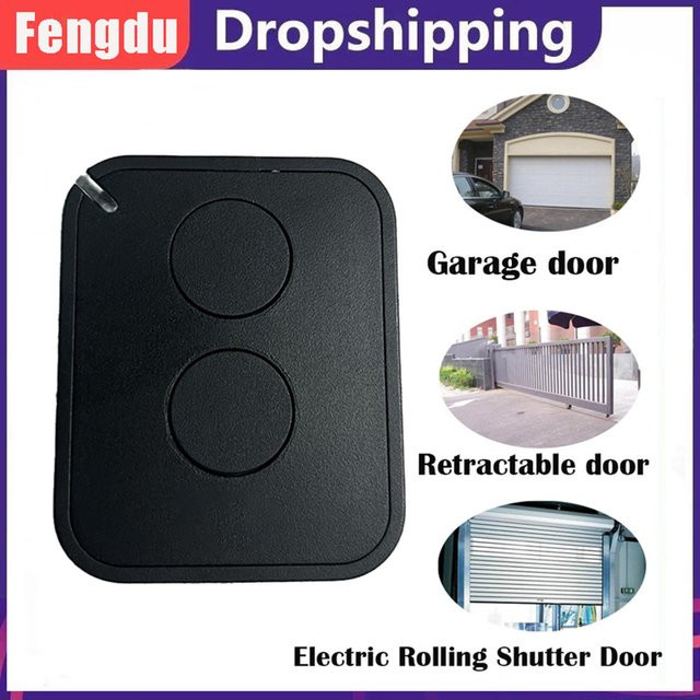 Garagentor-Fernbedienung FD in Schwarz mit 433,92 MHz Rolling Code für FL02RE und FL04RE Wireless Handheld Control - Bild 1