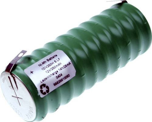 Varta V10/250H-S-LF Knopfzellen-Akku NiMH 12V 250 mAh in Grün - Bild 1