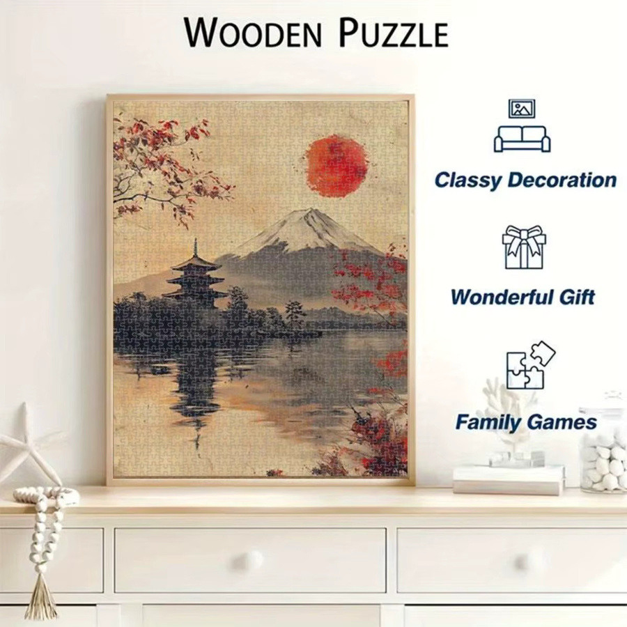 AZNM Japanisches Puzzle Mount Fuji, 1000 Teile - Bild 3