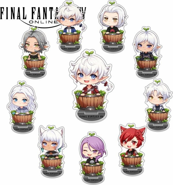 HOT Game Final Fantasy XIV Acryl-Ständer und Schlüsselanhänger in Multicolour, Höhe: 10 cm - Bild 1